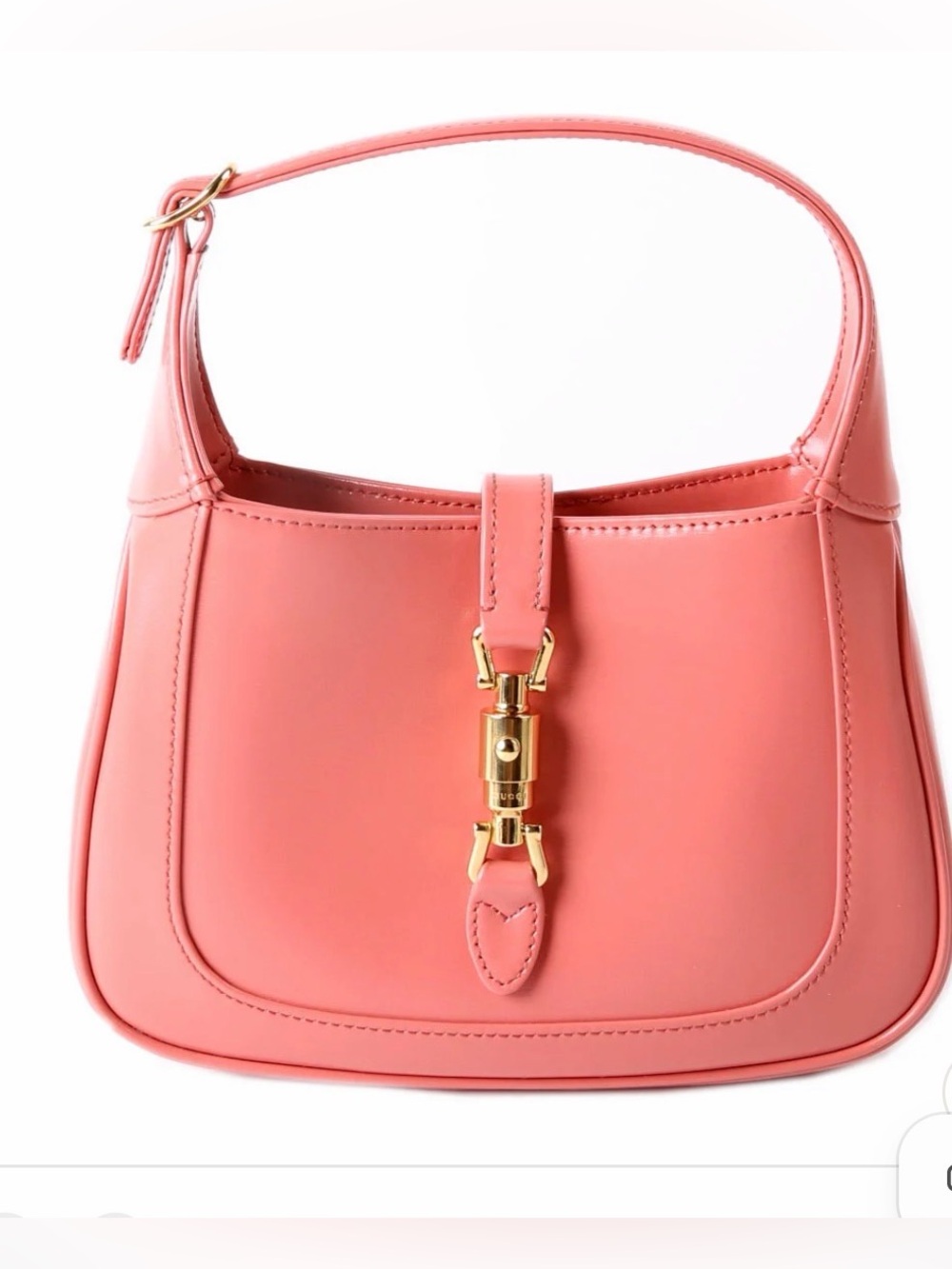 Gucci coral color Jackie Shoulder Bag with Gold Hardware - Picture 4 of 4